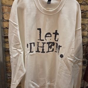 White Graphic Sweatshirt